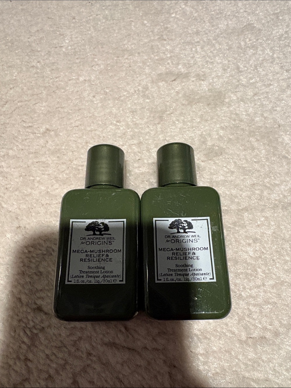 Origins Mega-Mushroom Relief & Resilience Soothing Treatment Lotion 30ml x2